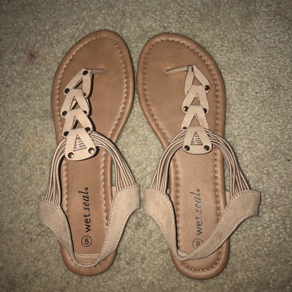 Wet seal pink sandals